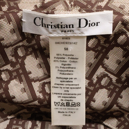 Christian Dior クリスチャンディオール 【美品】04CHE923I142 TEDDY-D ブロックチェック リバーシブル ボブハット 帽子
