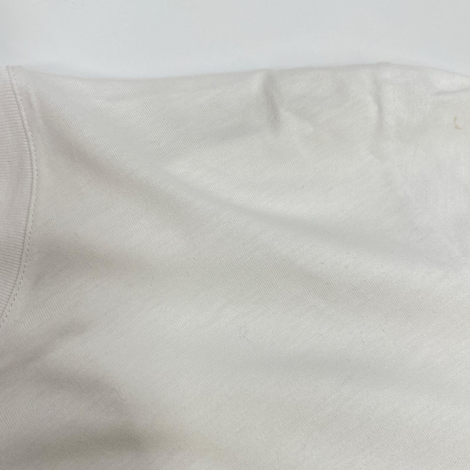 HERMES エルメス 12-575 スリーブレイヤード ホワイト クルーネック Tシャツ トップス