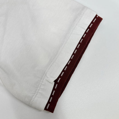 HERMES エルメス 12-575 スリーブレイヤード ホワイト クルーネック Tシャツ トップス