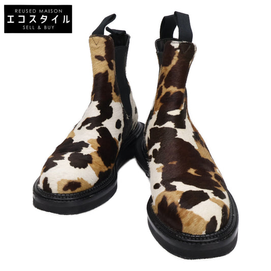J.M. WESTON ジェイエムウエストン ｘsacai サカイ【美品】25-03876M ハラコ素材 サイドゴア チェルシーブーツ シューズ