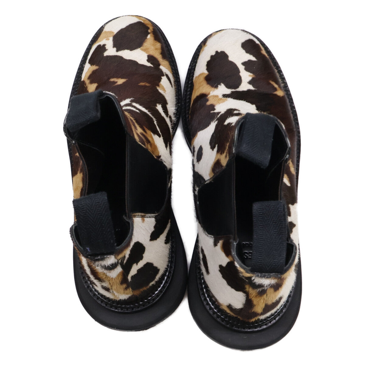 J.M. WESTON xsacai 【Excellent condition】 25-03876M Pony hair side-gore Chelsea boots Shoes