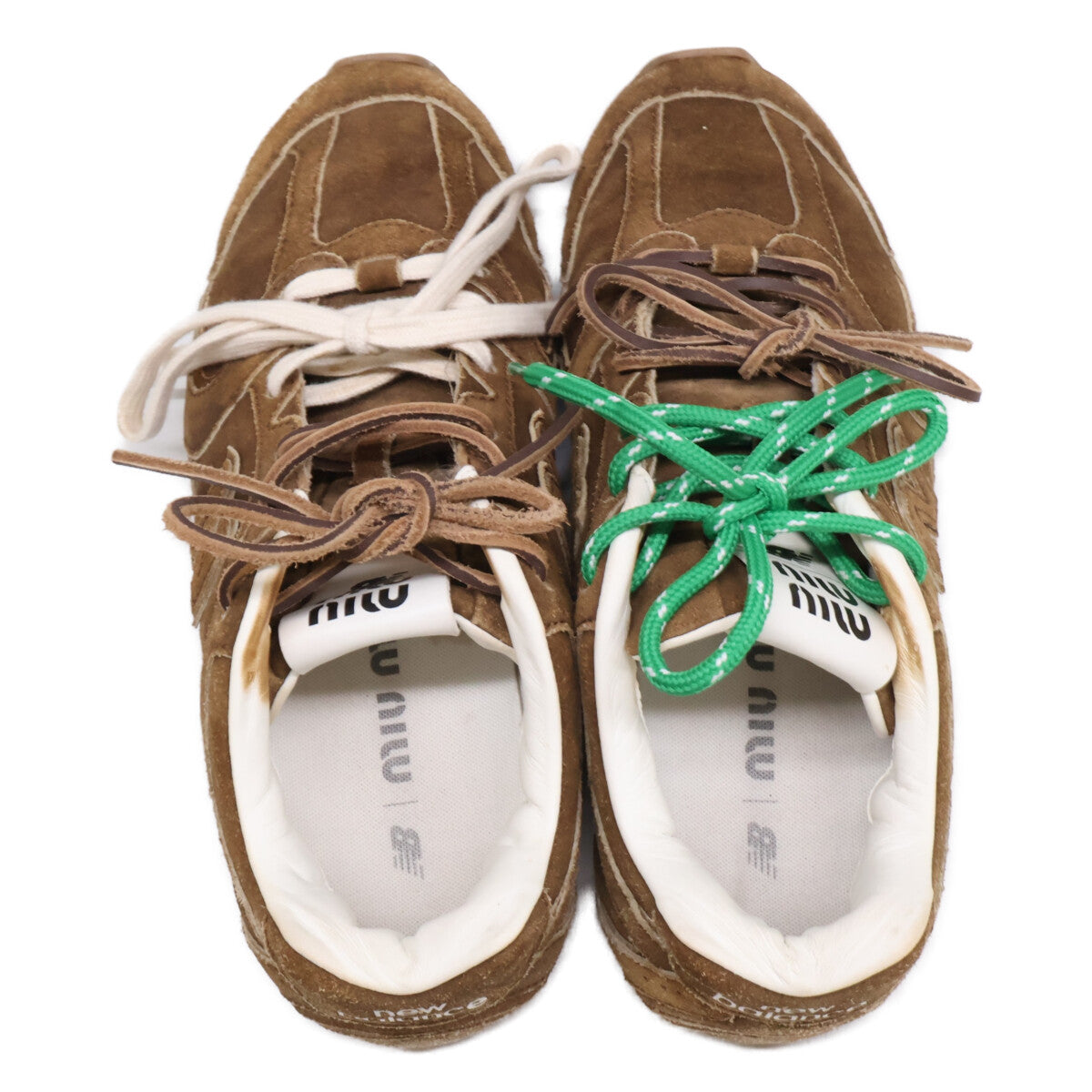 MIUMIU ミュウミュウ ｘNew Balance ニューバランス 530SL スエード ローカットスニーカー シューズ