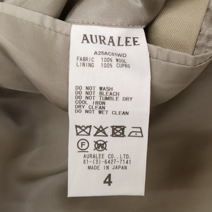 AURALEE オーラリー 【美品】A25AC01WD TWISTED DOUBLE CLOTH COAT ツイストダブルクロス コート