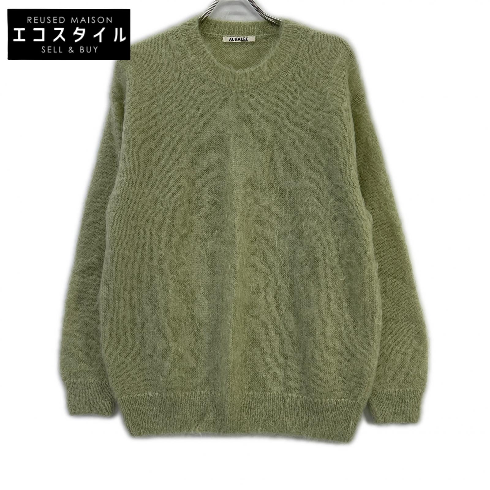 AURALEE オーラリー A25AP02KM BRUSHED SUPER KID MOHAIR KNIT P/O トップス