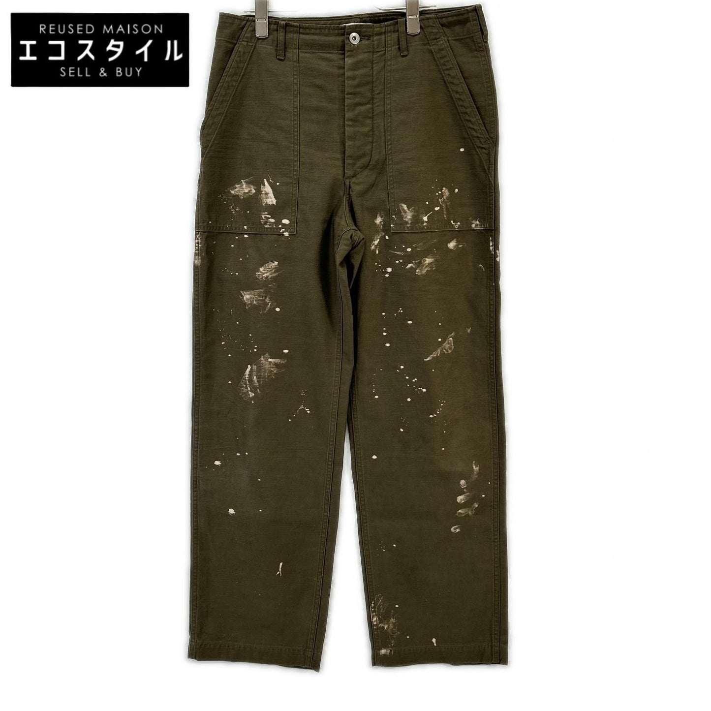AURALEE オーラリー A25AP01BP WASHED BAGGY SATIN BLEACHED BAKER PANT ボトムス