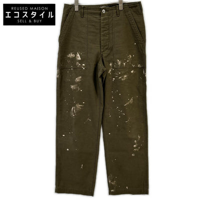 AURALEE オーラリー A25AP01BP WASHED BAGGY SATIN BLEACHED BAKER PANT ボトムス