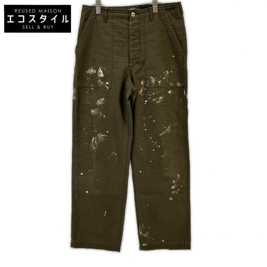 AURALEE オーラリー A25AP01BP WASHED BAGGY SATIN BLEACHED BAKER PANT ボトムス