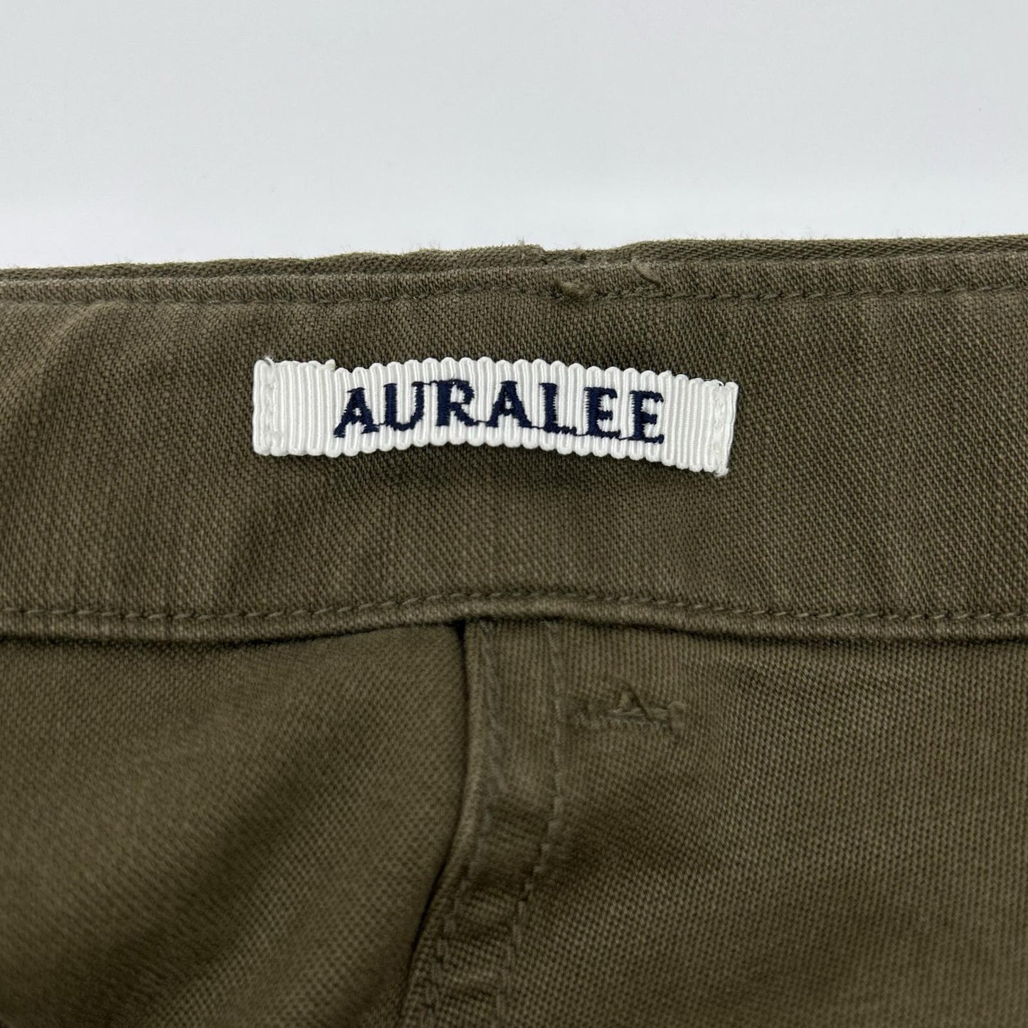 AURALEE オーラリー A25AP01BP WASHED BAGGY SATIN BLEACHED BAKER PANT ボトムス