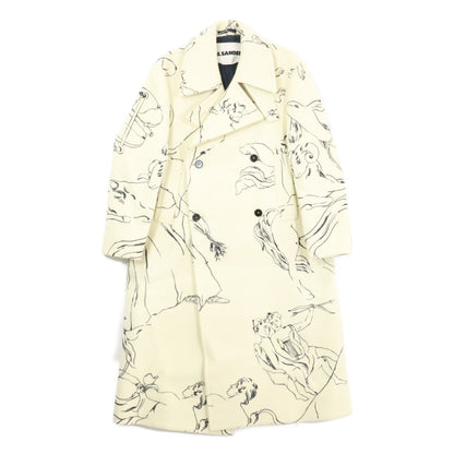 JILSANDER ジルサンダー 【国内正規】22AW　J21AA0036 総柄 ウール スポーツ コート