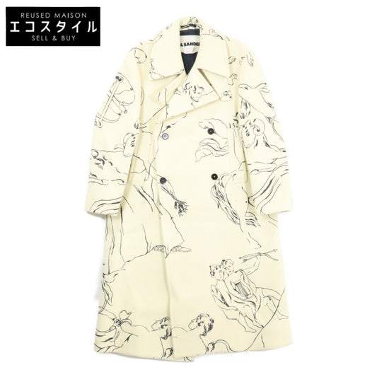 JILSANDER ジルサンダー 【国内正規】22AW　J21AA0036 総柄 ウール スポーツ コート
