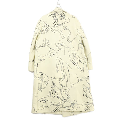 JILSANDER ジルサンダー 【国内正規】22AW　J21AA0036 総柄 ウール スポーツ コート