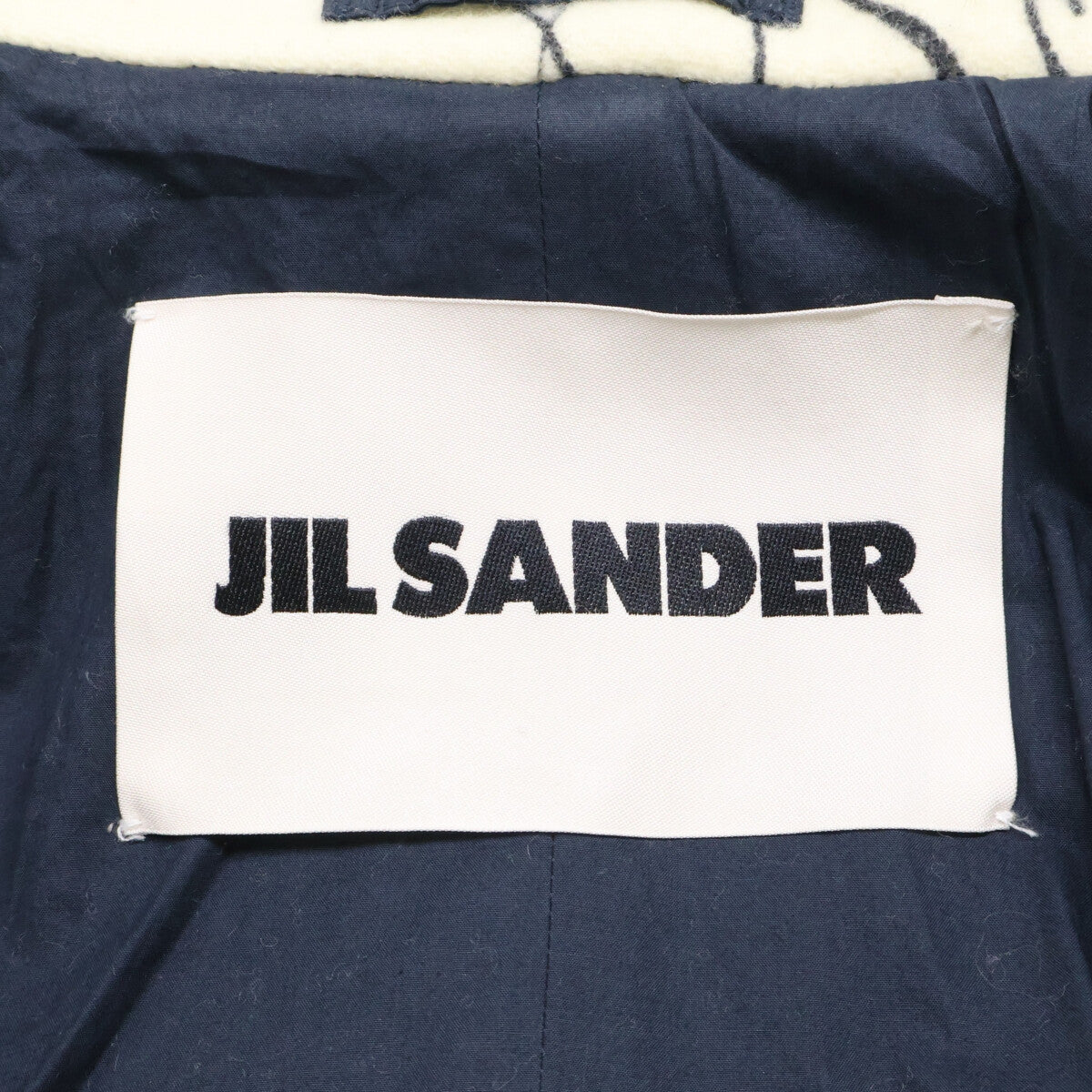 JILSANDER ジルサンダー 【国内正規】22AW　J21AA0036 総柄 ウール スポーツ コート