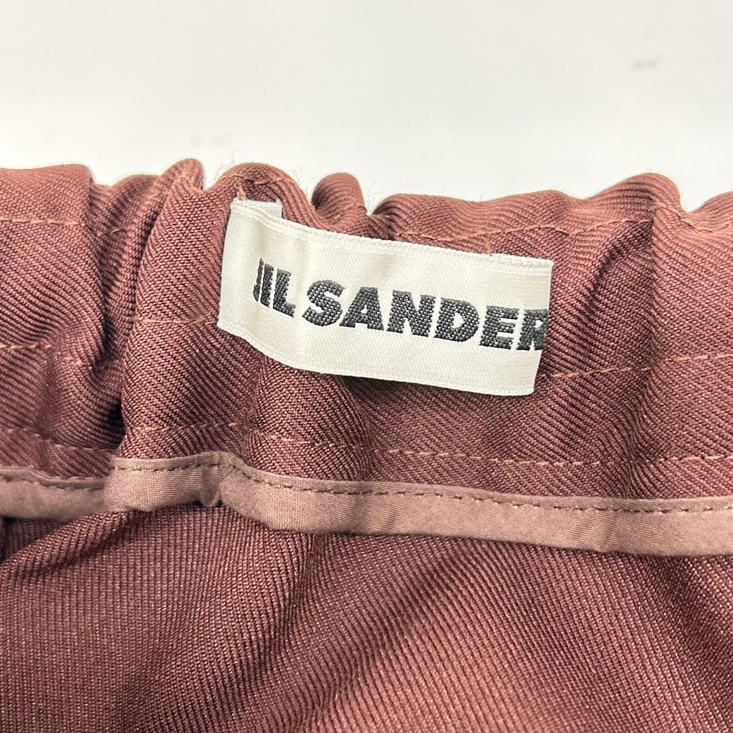 JIL SANDER ジルサンダー J21KA0012 ウールギャバジン テーパードパンツ ボトムス