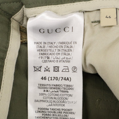 GUCCI グッチ 【美品/国内正規】751436 GGスプリーム切替 カーゴパンツ ボトムス
