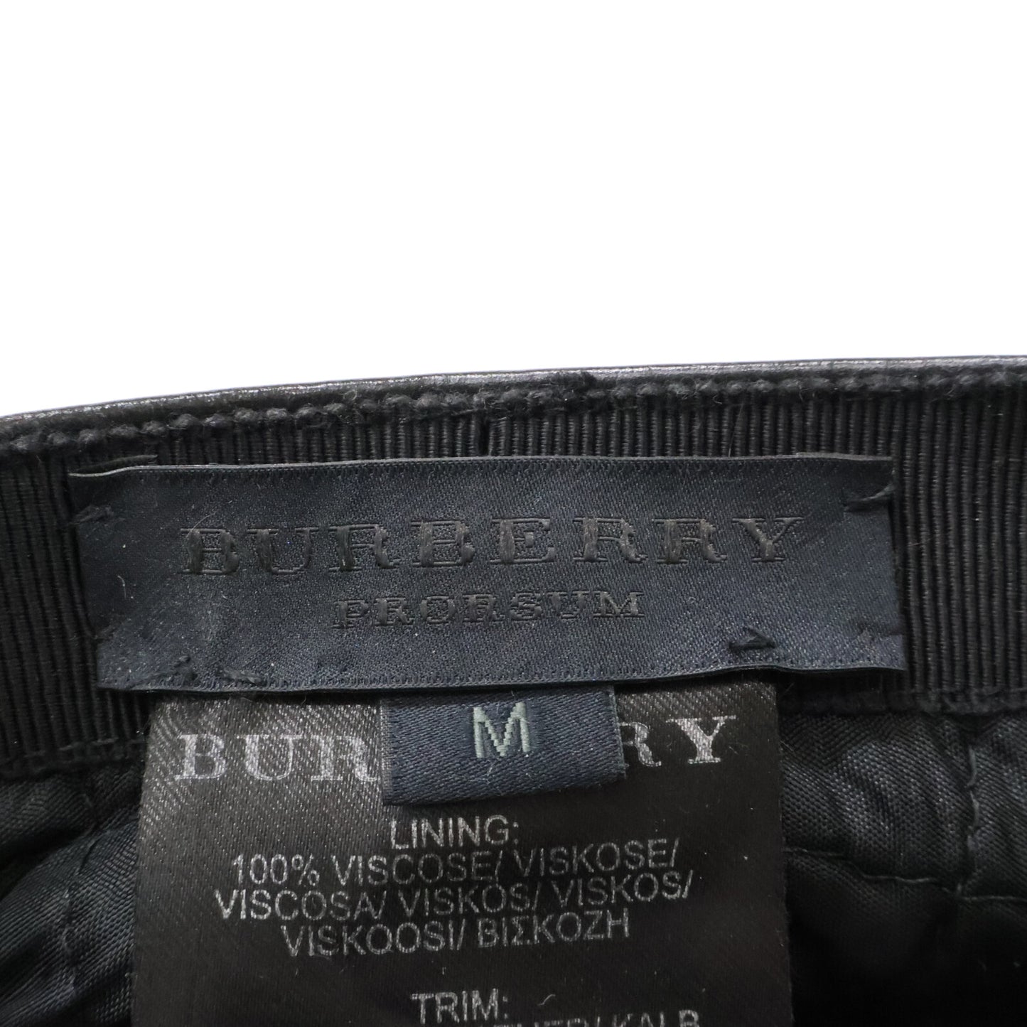 BURBERRY バーバリー ミンクファー ハンチング 帽子