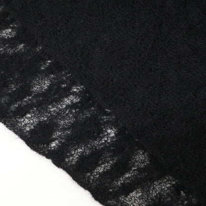 Christian Dior クリスチャンディオール 【美品/国内正規】354R02AM736 BEE刺繍 ペチコート付 モヘア混 半袖ニット ワンピース