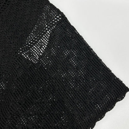 DIOR ディオール 314S21AM711 ブラック ニット レース刺繍 トップス トップス