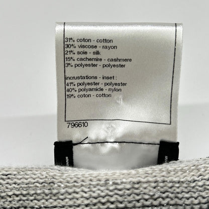 CHANEL シャネル P41272K03036 ラメ ニットタンクトップ トップス