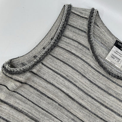 CHANEL シャネル P41272K03036 ラメ ニットタンクトップ トップス