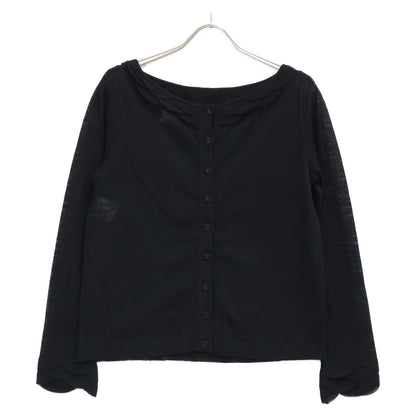 CHANEL シャネル 【美品/国内正規】P41346K03034 バック ココマークボタン ニットセーター トップス