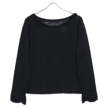 CHANEL [Excellent condition/authentic domestic release] P41346K03034 knit sweater with CC logo buttons on the back top