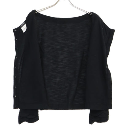 CHANEL シャネル 【美品/国内正規】P41346K03034 バック ココマークボタン ニットセーター トップス