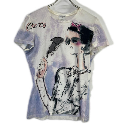 CHANEL シャネル P37873K02540 ココマドモアゼル グラフィック Tシャツ トップス