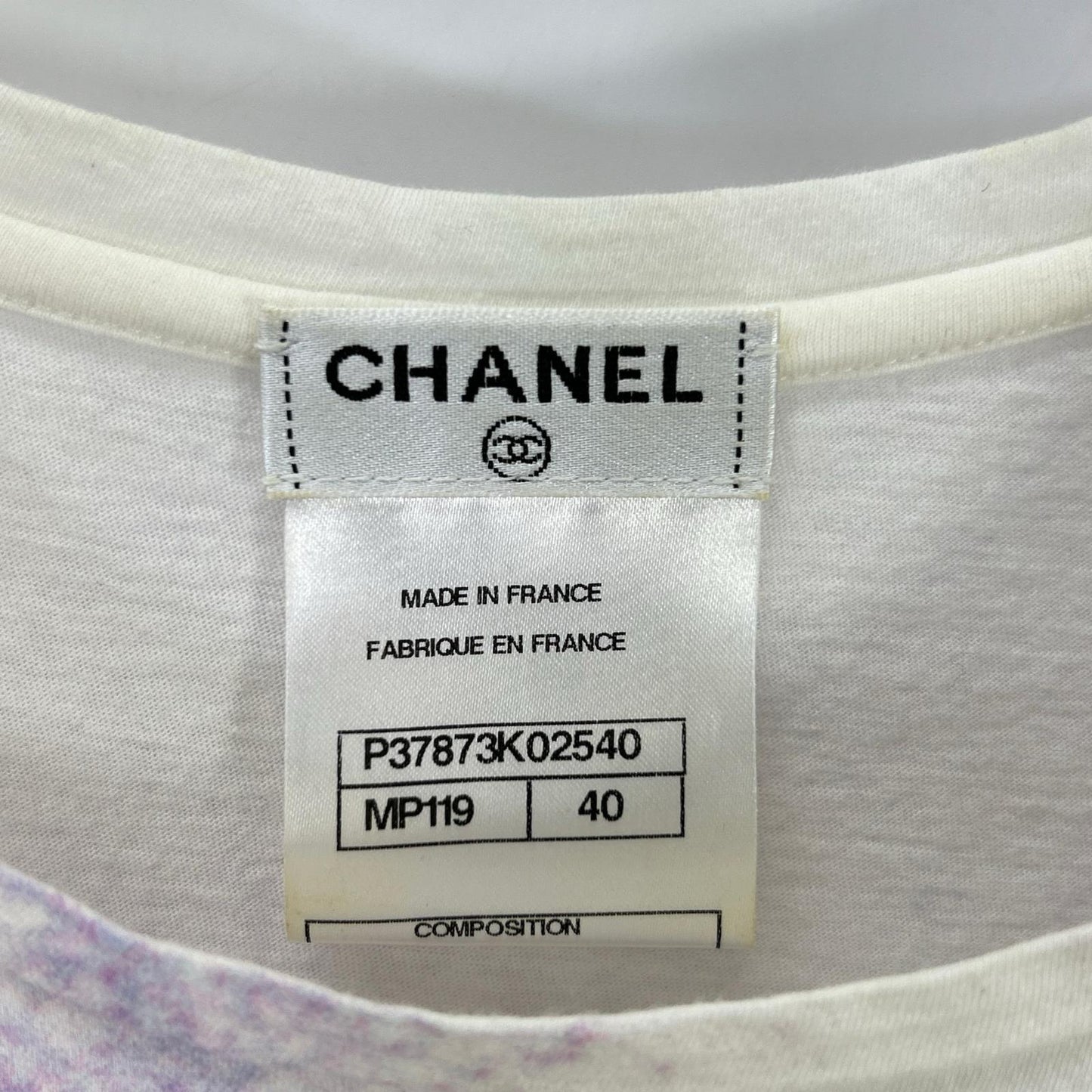 CHANEL シャネル P37873K02540 ココマドモアゼル グラフィック Tシャツ トップス
