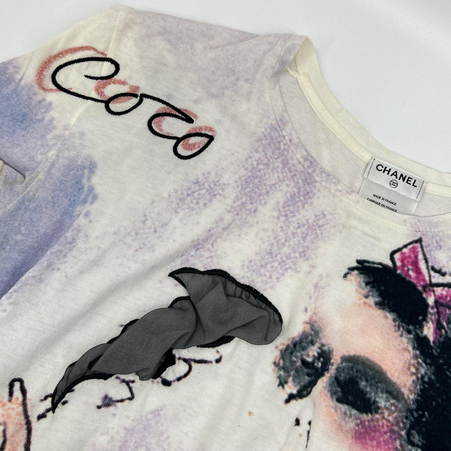 CHANEL シャネル P37873K02540 ココマドモアゼル グラフィック Tシャツ トップス