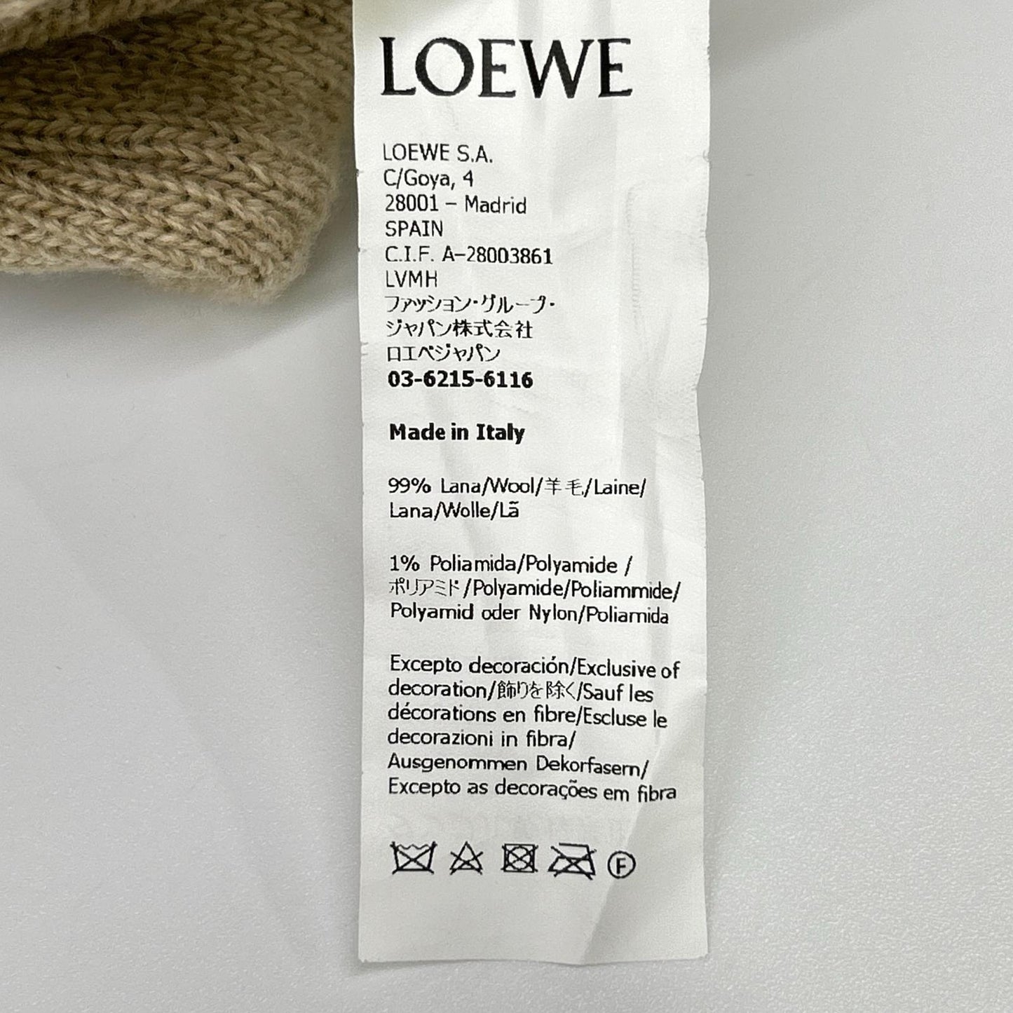 LOEWE ロエベ S359Y14KBX アナグラム ニットセーター トップス
