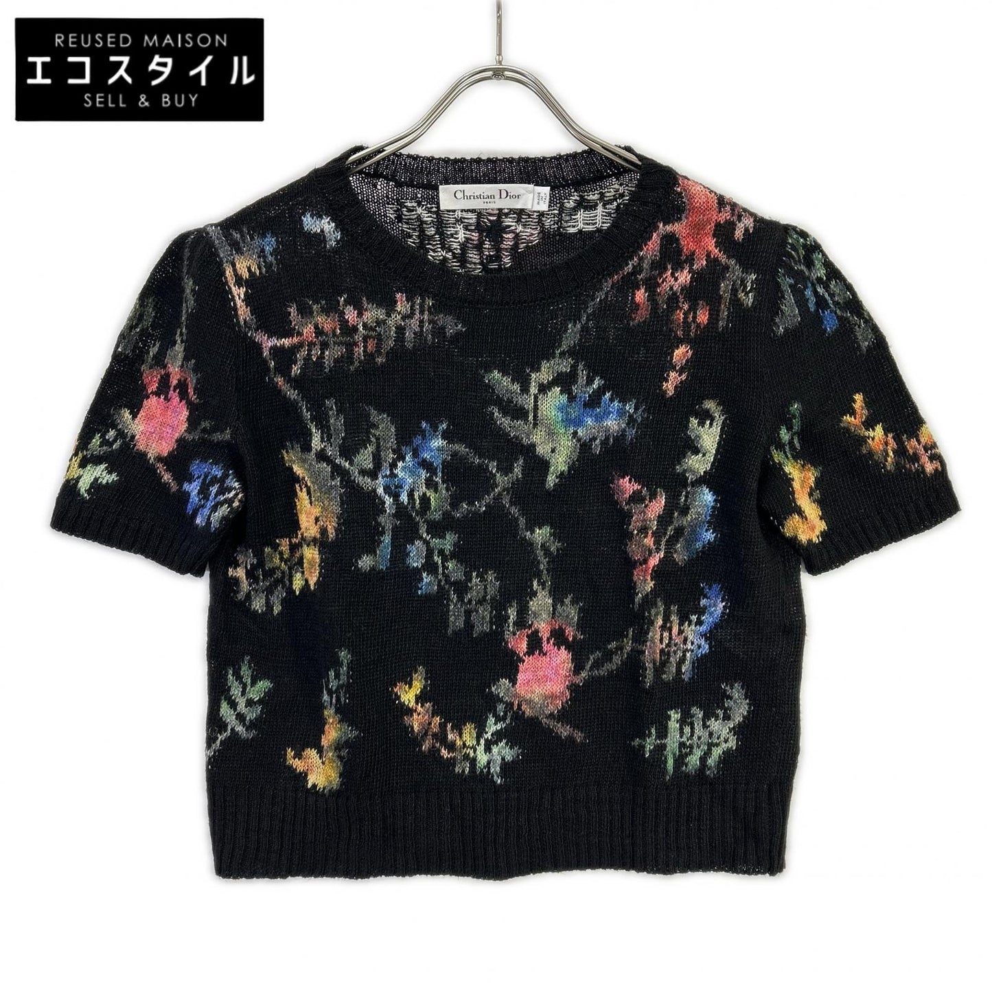 DIOR ディオール 324S16AM732 Petites Fleurs 花柄 ニット トップス