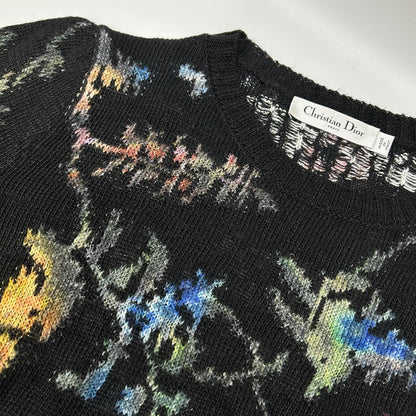 DIOR ディオール 324S16AM732 Petites Fleurs 花柄 ニット トップス