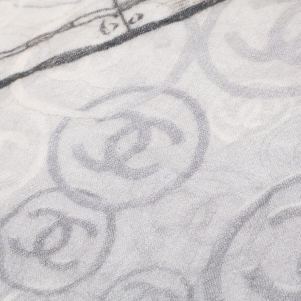 CHANEL シャネル 世界地図 カシミヤ ストール