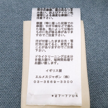 HERMES エルメス 【美品/国内正規】2H2663D1 Hリフト カシミヤ100％ 半袖ニットセーター トップス