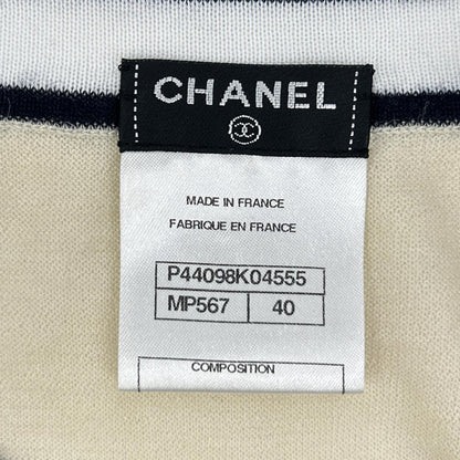CHANEL シャネル P44098K04555 エンブレムロゴ刺繍 ニットセーター トップス