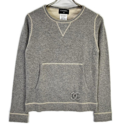 CHANEL シャネル P40881K02991 ココマーク カシミヤ ニットセーター トップス