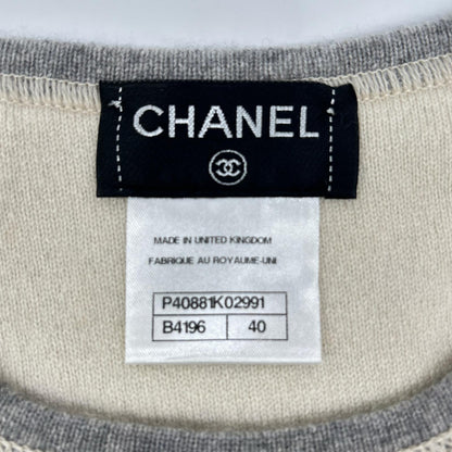 CHANEL シャネル P40881K02991 ココマーク カシミヤ ニットセーター トップス
