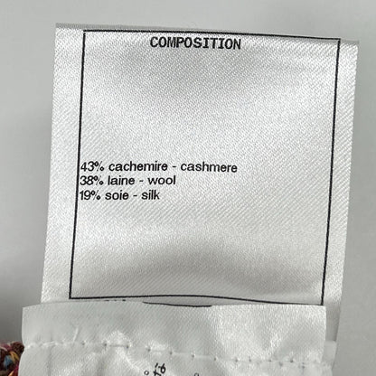 CHANEL シャネル P59262K07752 マルチカラー カシミヤ混 ニット トップス