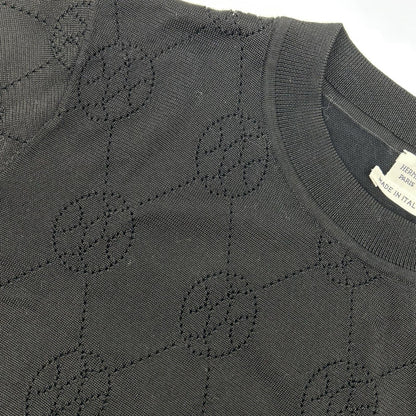 HERMES エルメス 2E2622DA ブラック Hリフト 半袖ニット トップス