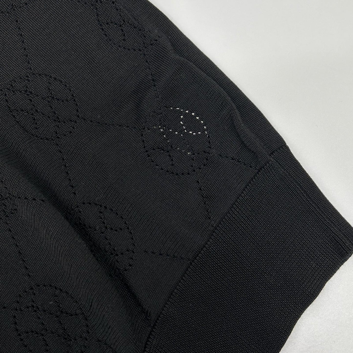 HERMES エルメス 2E2622DA ブラック Hリフト 半袖ニット トップス