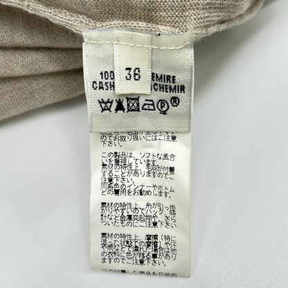 HERMES Hermès Lemaire Era Sellier-Button Cashmere Cardigan Top