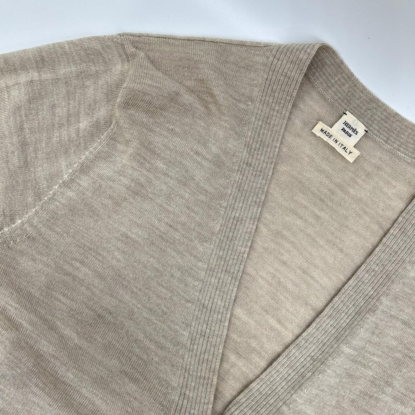 HERMES エルメス ルメール期 セリエ釦 カシミヤ カーディガン トップス
