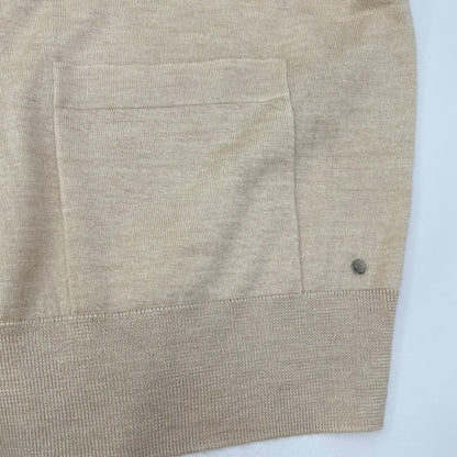 HERMES エルメス セリエ釦 カシミヤ×シルク カーディガン トップス