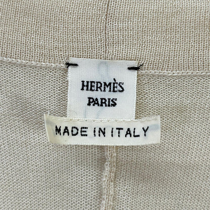 HERMÈS Cashmere-silk cardigan with Sellier buttons Top