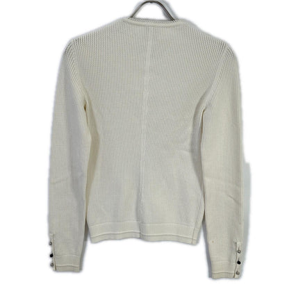 CHANEL シャネル 07年クルーズコレクション　07C P30229K00331 ホワイト ビジュー釦 カーディガン トップス