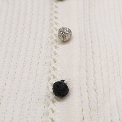 CHANEL シャネル 07年クルーズコレクション 07C P30229K00331 ビジューボタン カーディガン トップス