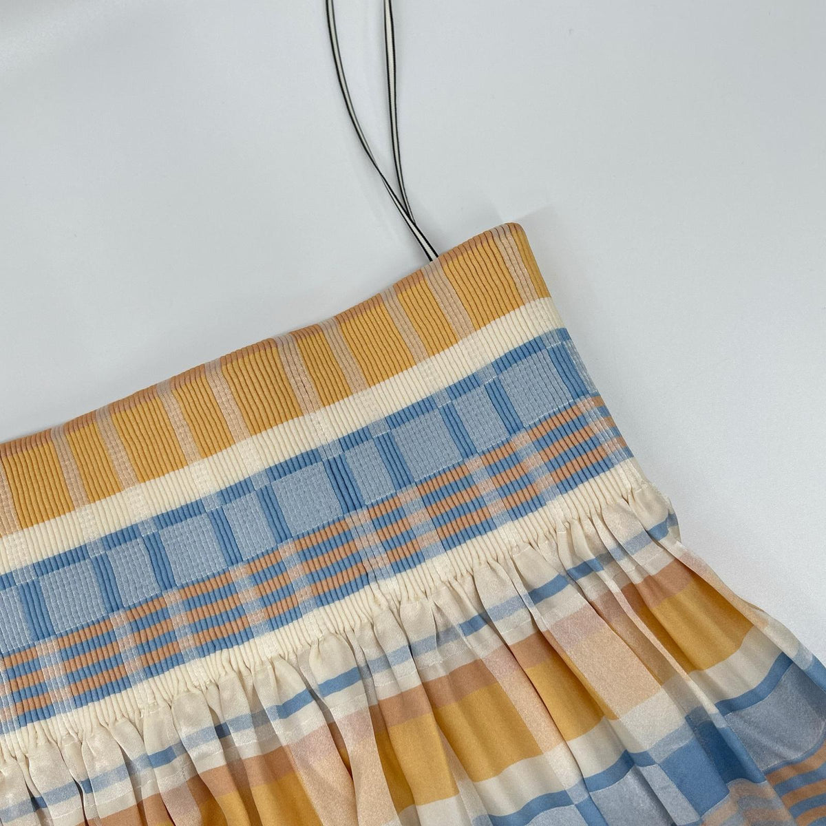 HERMÈS All-over-print silk bandeau dress Dress