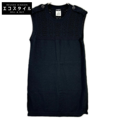 CHANEL シャネル P53710K06995 CC釦 ニットワンピース ワンピース