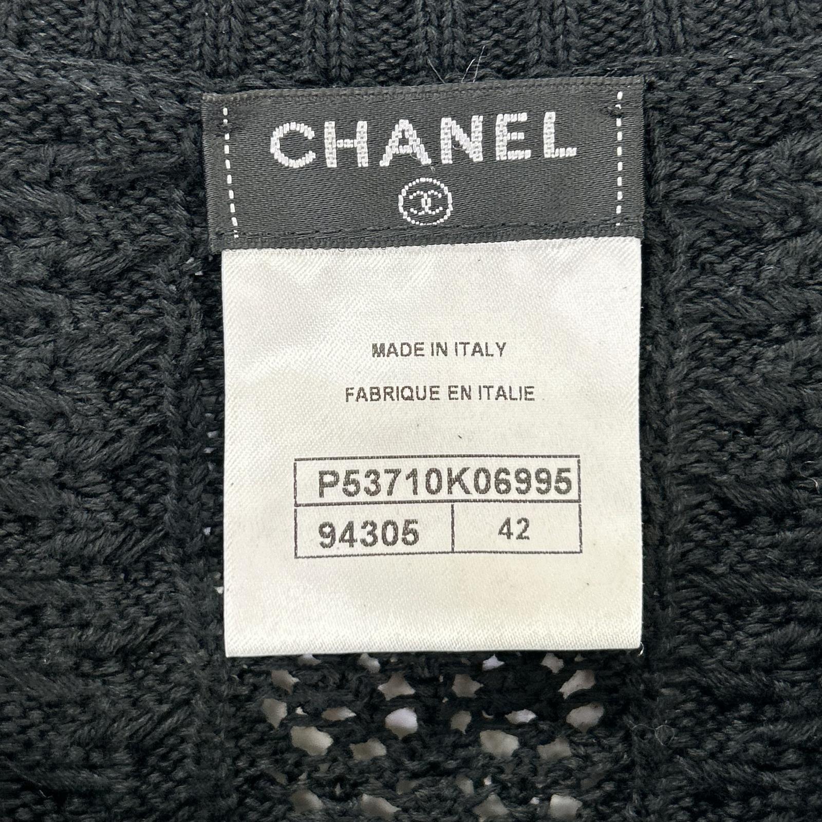 CHANEL シャネル P53710K06995 CC釦 ニットワンピース ワンピース