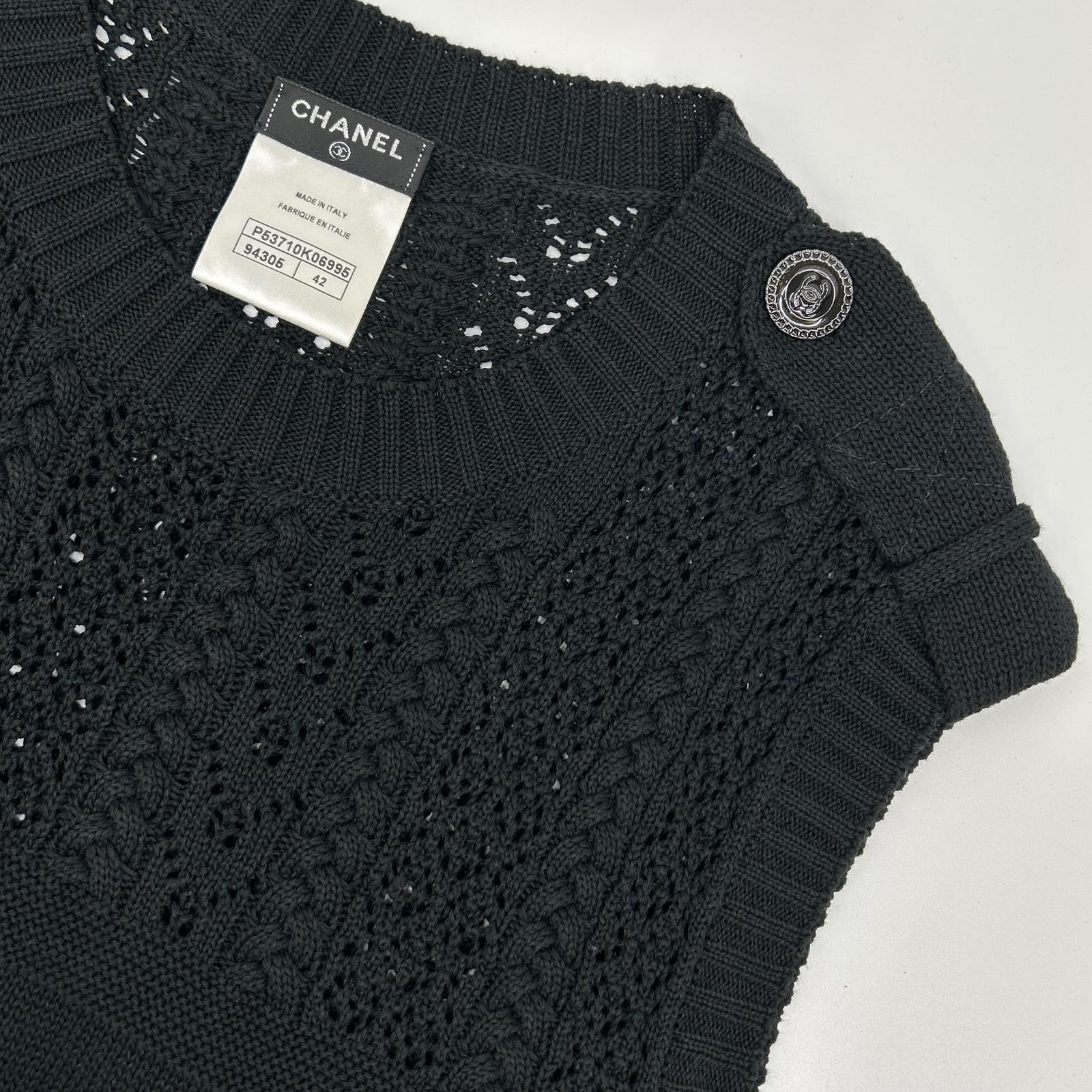 CHANEL シャネル P53710K06995 CC釦 ニットワンピース ワンピース